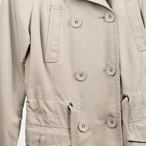 Woman's Small Kenneth Cole Mid Length Rain Coat - Picture 2 of 4